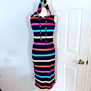 Bobbie Brooks Striped hooded Dress